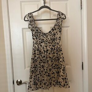 Leopard mini dress